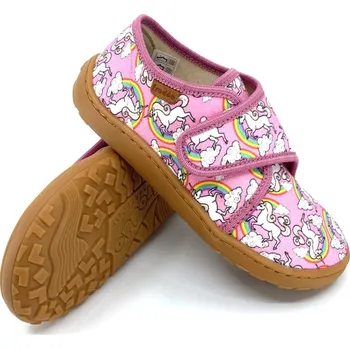 Dívčí obuv Bačkory Froddo Slippers G1700421-4 White/ Pink Jednorožec 34, Vnitřní délka boty: 22,8 cm, Vnitřní šířka boty: 7,9 cm
