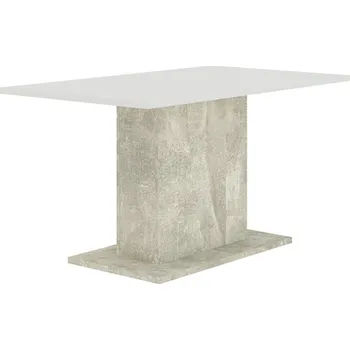 Jídelní stůl Jídelní stůl THEO - beton + bílá
