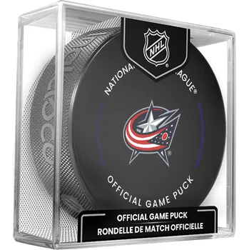 Puk Inglasco / Sherwood Puk Columbus Blue Jackets NHL Official Game Puck 2024-2025