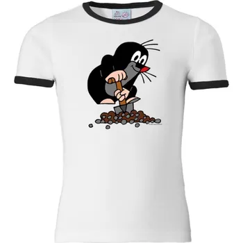 Dětské tričko Krteček: Zahradník (170-176 cm) bílá bavlna