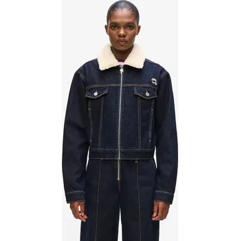 Dámská casual bunda Bavlněná džínová bunda Karl Lagerfeld IKON A4W14025 námořnická modř 59J, vel. XS