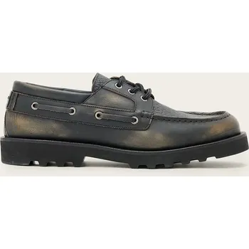 Dámské polobotky Kožené polobotky AllSaints Skiff Shoe pánské, černá barva, M013FC 99X, EUR 46