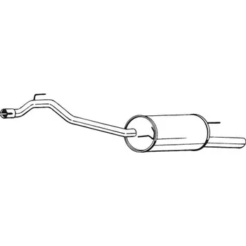 Tlumič výfuku Zadní tlumič výfuku, 283-459