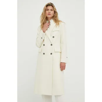 Dámský kabát Kabát s příměsí vlny Day Birger et Mikkelsen DAY65242615 béžová 01X, vel. 34