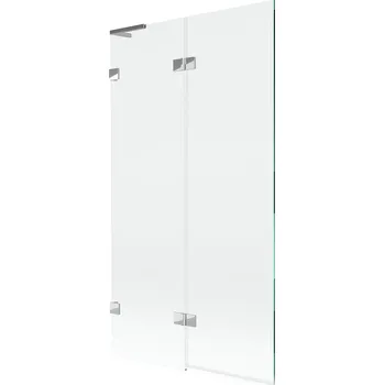 Vanová zástěna Dvoudílná vanová Paraván Mexen 100 x 150 cm průhledná