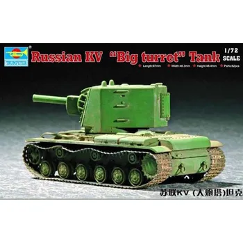 Plastikový model Soviet KV “Big turret” tank - Trumpeter 07236