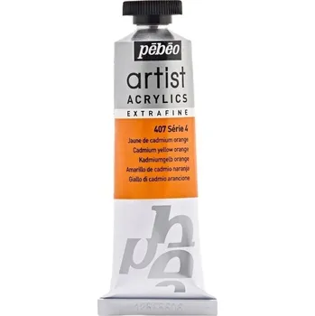 Vodová barva Pébéo Artist Akrylová barva Orange Cadmium Yellow 37 ml 1 ks