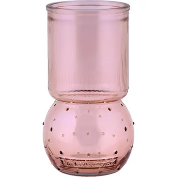 Váza Váza, pr.9,5x17cm|0,7L, růžová|Vidrios San Miguel|Recycled Glass