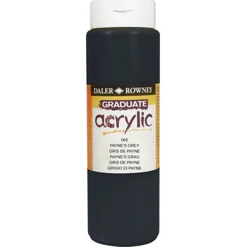 Vodová barva Daler Rowney Graduate Akrylová barva Payne's Grey 500 ml 1 ks