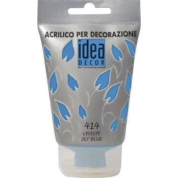 Vodová barva Maimeri Idea Decor Akrylová barva Sky Blue 110 ml 1 ks