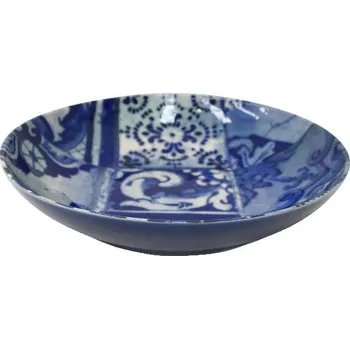 Mísa servírovací na těstoviny|salát 34cm|2,9L, LISBOA, modrá dlaždice|Blue tile|Costa Nova