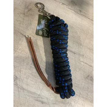 Umbria Equitazione Vodítko na práci ze země Umbria Equitazione, 4,25 m, černé