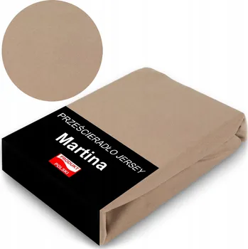 Prostěradlo Prostěradlo s Gumou Jersey 90x200 Vysoká Matrace 30cm Polské Kvalitní BÉŽOVÉ