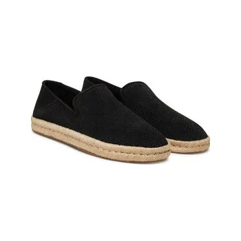 Pánské polobotky Espadrilky Toms Santiago  10021909 Černá 46