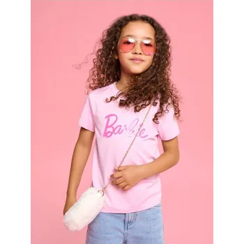 Dívčí tričko Sinsay - Tričko Barbie - růžová - 099GA-30X - 099GA-30X-116