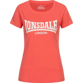Dámské tričko Lonsdale Women&#039;s t-shirt Lonsdale červená 2825174