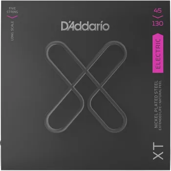Struna pro hudební nástroj D'Addario XTB45130 Struny pro 5-strunnou baskytaru