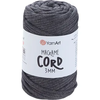 Galanterie Yarn Art Macrame Cord 3 mm 85 m 758 Blueish Šňůra