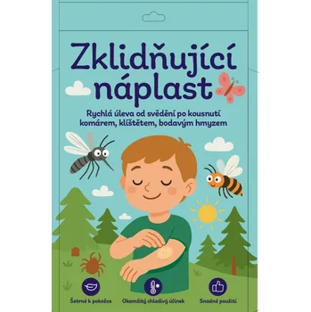 Zklidňující náplast po kousnutí hmyzem 9 cm 12 ks