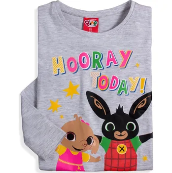 Dívčí tričko BING TODAY šedé Velikost: 116