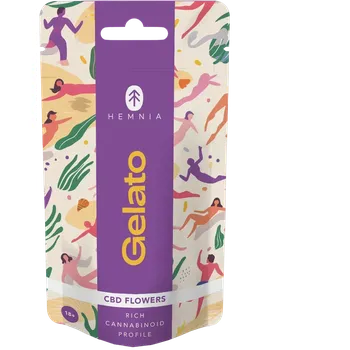 CBD Hemnia CBD Květy, Gelato, 1 g - 5 g 1 gram