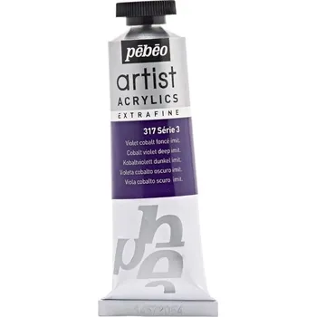Vodová barva Pébéo Artist Akrylová barva Deep Cobalt Violet Imitation 37 ml 1 ks