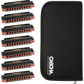 Foukací harmonika Cascha HH 2224 Professional Blues Set C-D-E-F-G-A-Bb Diatonická ústní harmonika