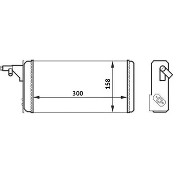 Výměník tepla Výměník tepla, vnitřní vytápění, AH 40 000S