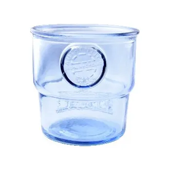 Čistící mýdlo Sklenice AUTHENTIC, pr.9x9cm|0,3L, sv. modrá|Vidrios San Miguel|Recycled Glass