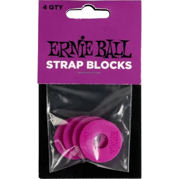Příslušenství pro strunný nástroj Ernie Ball Strap Blocks Purple Strap Lock