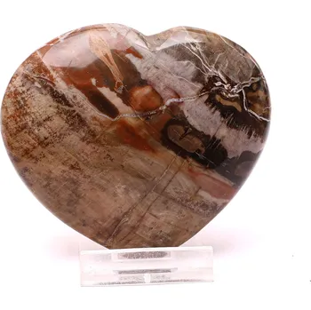 Drahý kámen Magieprirody.cz Srdce Zkamenělé dřevo 90 x 83 mm 250 g přírodní kámen #K1432