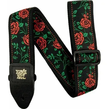 Kytarový popruh Ernie Ball Classic Jacquard Spanish Rose Kytarový pás
