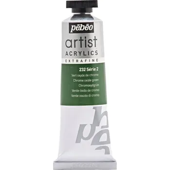 Vodová barva Pébéo Artist Akrylová barva Chrome Oxide Green 37 ml 1 ks