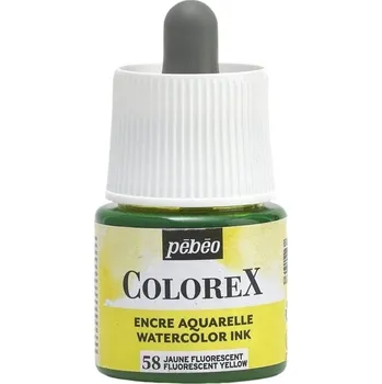 Pébéo Colorex Tuš Fluorescent Yellow 45 ml 1 ks