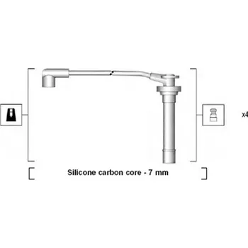 Zapalovací kabel Sada kabelů pro zapalování, 941295130859