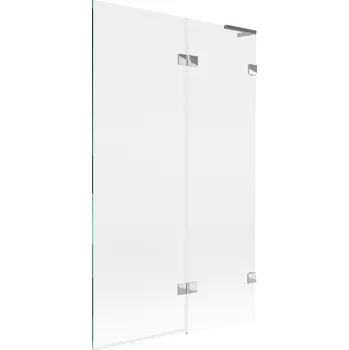 Vanová zástěna Dvoudílná vanová Paraván Mexen 110 x 150 cm průhledná