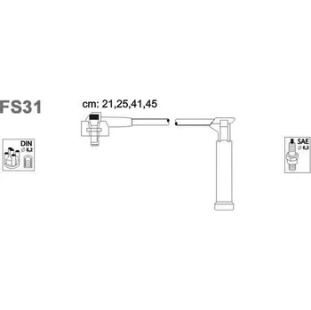 Zapalovací kabel Sada kabelů pro zapalování, FS31