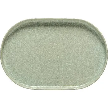 Tác oválný 33cm, REDONDA, zelená|Bay leaf (DOPRODEJ)|Costa Nova