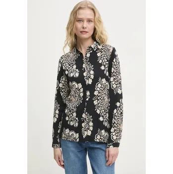 Košile Answear.LAB dámská, černá barva, regular, s klasickým límcem A080827.hms 99X, vel. XL