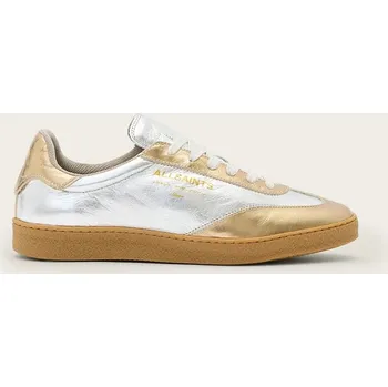 Dámské tenisky Kožené tenisky AllSaints Thelma Metallic Sneaker dámské, stříbrná barva, W072FB W072FB.SILV SLV, EUR 40