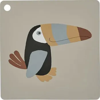 Talíř Talířová podložka OYOY Toucan M107537 vícebarevná MLC, vel. ONE SIZE