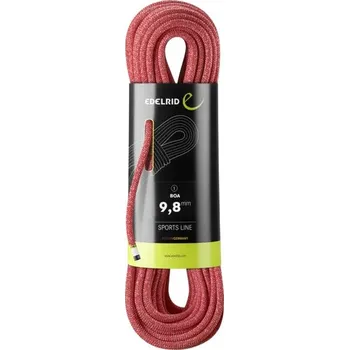 Lano Lezecké lano Edelrid Boa 9,8mm 50 m Délka lana: 50 m / Barva: červená