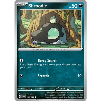 Karetní hra Shroodle 144/193 - Paldea Evolved Typ karty: Reverse Holo