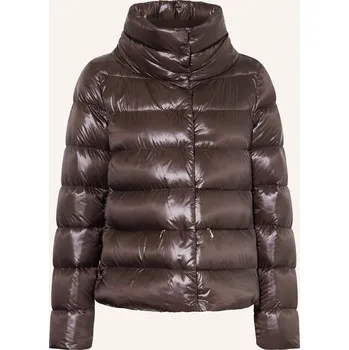 Dámská bunda Herno Dámská Péřová Bunda, tmavě hnědá, 38