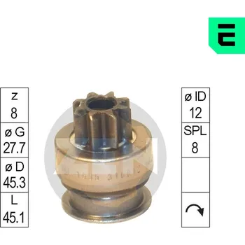 Startér Volnobezny prevod, starter, ZN1695