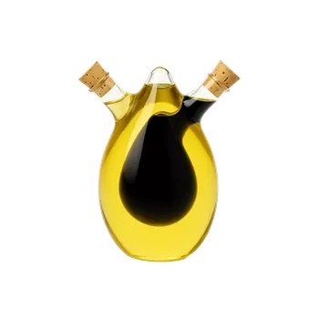 Nádoba na olej a ocet Skleněná láhev na olej a ocet s hruškou, velká