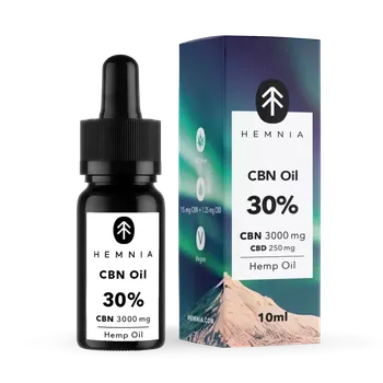 CBD CBN Konopný olej 30%, 3000 mg CBN, 250 mg CBD, 10 ml