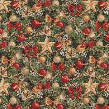 Galanterie BARRINGTON FURNITURE Vánoční látka zvonky šířka 140cm