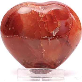 Drahý kámen Magieprirody.cz Srdce Karneol 80 x 70 mm 270 g přírodní kámen #K1437