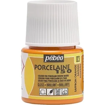 Speciální výtvarná barva Pébéo Porcelaine 150 Barva na porcelán Saffron 45 ml 1 ks